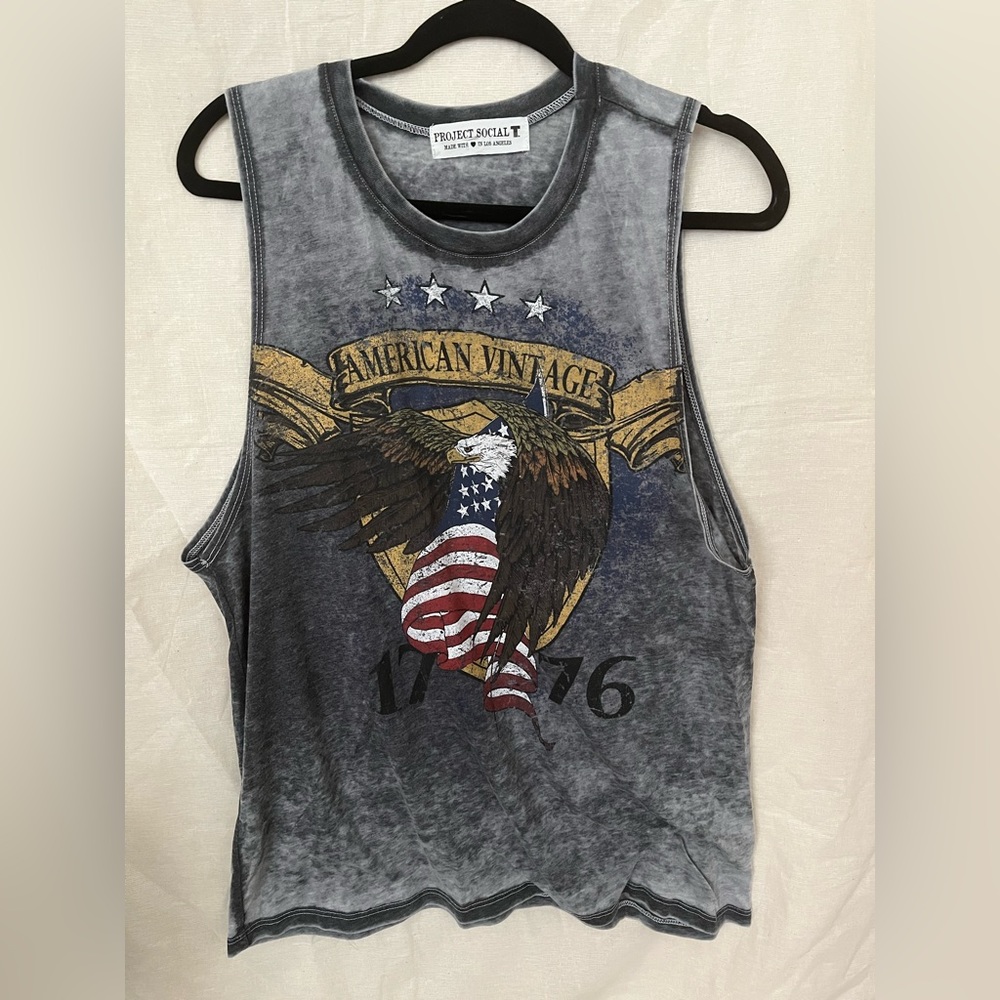 Project Social T, new “vintage” paper thin tee, size large